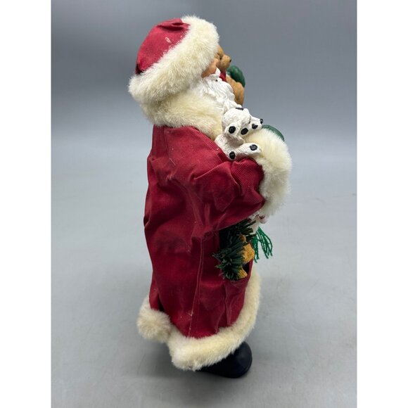 kirkland Christmas Santa Claus Figurine bear dog toys Accents & Holiday Decor - Picture 8 of 10